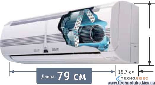 компактность Fujitsu ASY7USBCW/AOY7USNC 